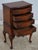 English Vintage Small Size English Burl Wood Highboy For Sale - Image 3 of 15