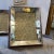 Burgundy Two 1930s Art Deco Brass, Burgundy and Mirrored Glass Italian Picture Frames For Sale - Image 8 of 12