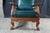 Antique Victorian Quartersawn Oak Vinyl Reclining Morris Arm Chair Lion Paw Feet For Sale - Image 14 of 14