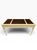 Ivory 1970s Baker Furniture Chippendale Faux Bamboo Desk For Sale - Image 8 of 11