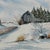 Original Watercolor Painting of a Snowy Barn by Arthur Legiehn, 1985 For Sale - Image 4 of 12