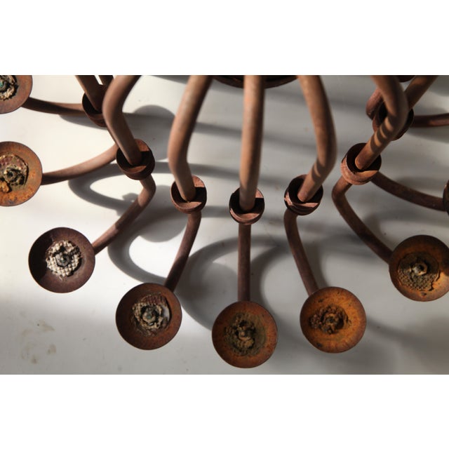 Antique Candle Chandelier, 1890s For Sale - Image 10 of 18