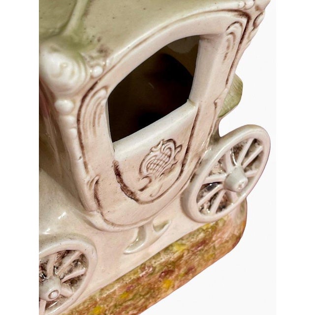 Beige Porcelain Carriage from Gräfenthal, 1830s For Sale - Image 8 of 13