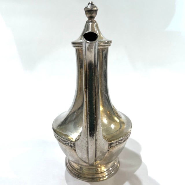 Early 20th Century Hotel Silver Individual Teapot - Hotel Stadler For Sale - Image 9 of 13