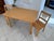 Farmhouse Table and Chairs Set in Spruce Wood, Set of 3 For Sale - Image 5 of 13