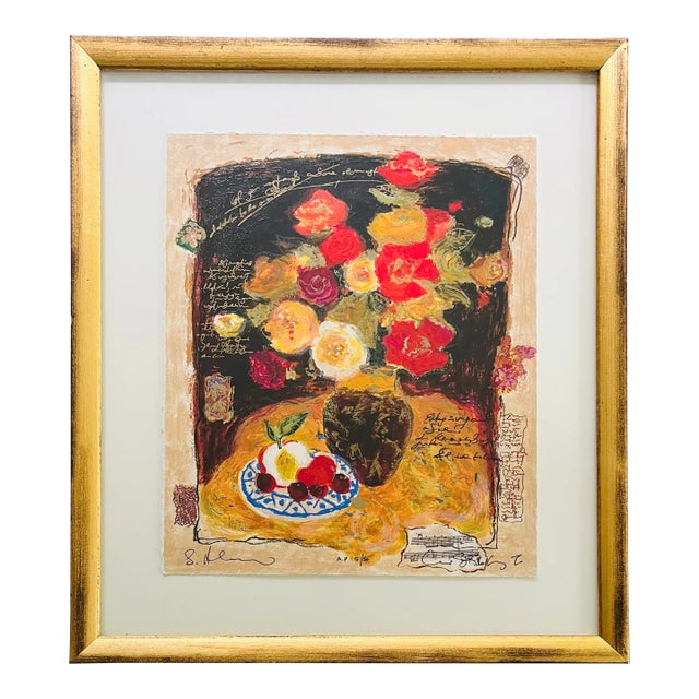 Vintage Still Life Multimedia Work by Wissotsky & Galtchansky - Ukraine For Sale