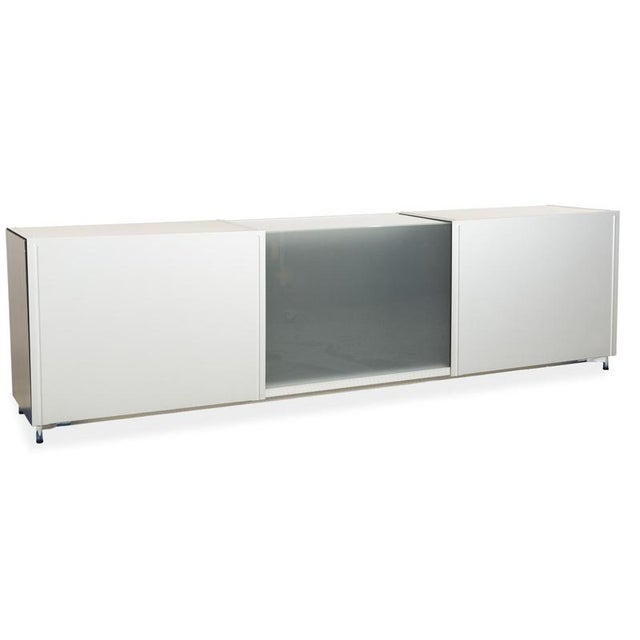 Metal Team Sideboard with Gray Glass from Wellis For Sale - Image 14 of 14