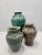 Antique Stoneware Small Green-Glazed Mataban Jar Vase For Sale - Image 4 of 4