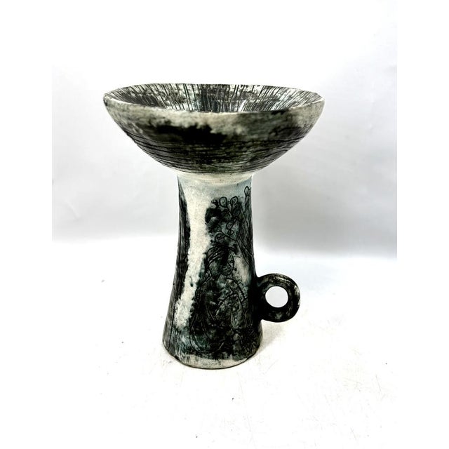 Ceramic Vintage Flared Pitcher by Jacques Blin, 1956 For Sale - Image 7 of 16