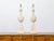 19th Century Pine Twisted Finials on Tall Bases Mounted as Table Lamps - a Pair For Sale - Image 4 of 10