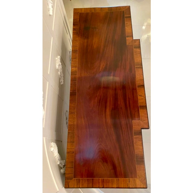 Antique Regency Brass & Inlaid Mahogany Breakfront Sideboard, 1815 For Sale - Image 13 of 18