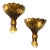 26" Massive Brass Wall Sconces, Pair For Sale