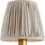 Visual Comfort Signature 6" Pleated Natural Linen Shade For Sale