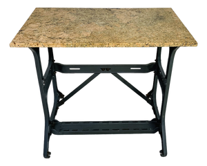 Garden Table with Marble Top, 1950s