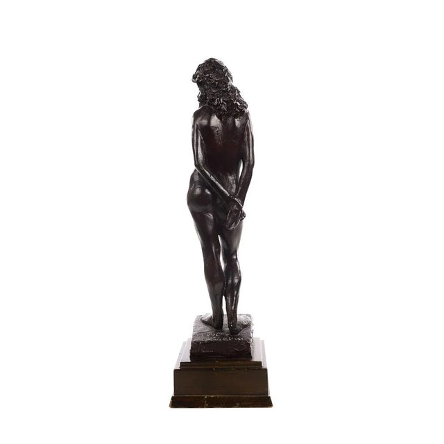 Metal Guy Charles Revol Nude Female Bronze Sculpture For Sale - Image 7 of 9