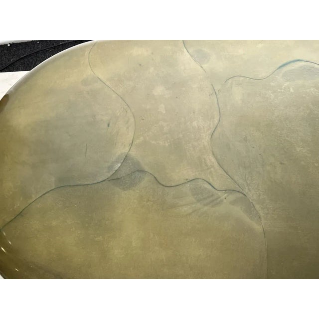 Modern 1970s Modernist Sculptural Goatskin Coffee Table Attributed to Karl Springer For Sale - Image 3 of 13