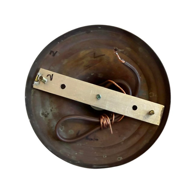 Mid 20th Century Mid 20th Century Copper Ceiling Flushmount Lanterns For Sale - Image 5 of 7
