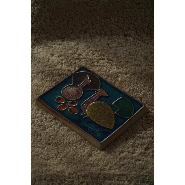 Mid-20th Century Danish Ceramic Relief from Søholm, 1960s For Sale - Image 6 of 18