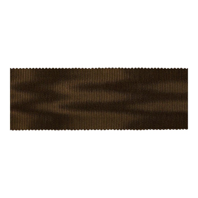 SAMPLE - Schumacher Dutchess Tape In Espresso For Sale