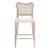 Cela Oak & Cane Upholstered Counter Stool For Sale