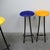 Pop Stool Set Upholstered in Plush, 1970s, Set of 3 For Sale - Image 4 of 7