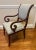 Traditional Arm Chairs Library Living Room Upholstered Kindel Sleigh Back Vintage For Sale - Image 3 of 8