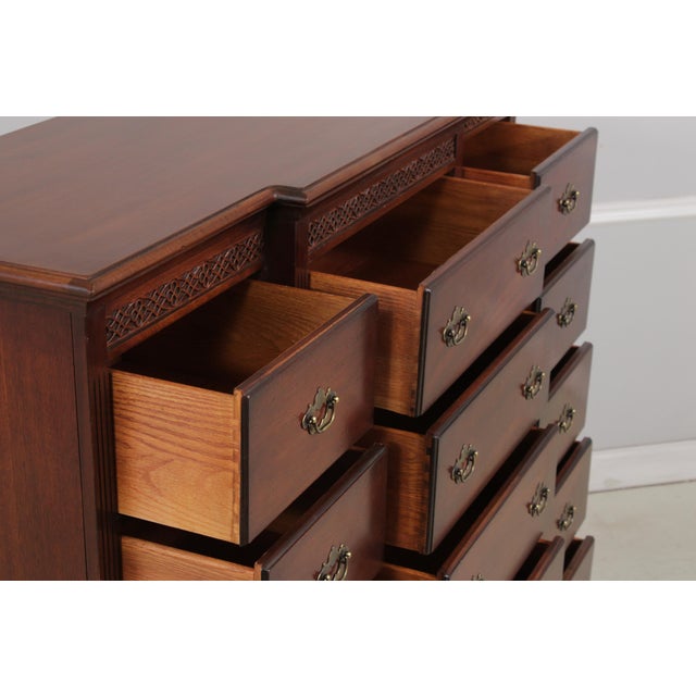 1990s Lexington Mahogany 18 Drawer Chest For Sale - Image 5 of 16