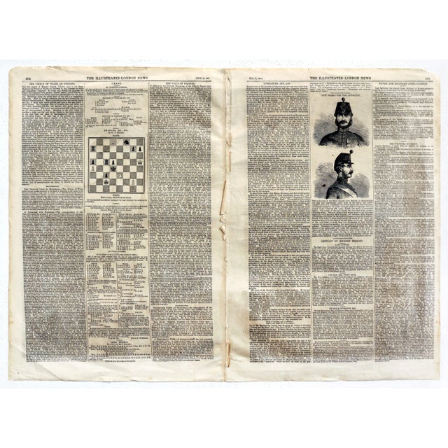 1860 English Newspaper - the Illustrated London News, Oct 27 1860 (Recto-Verso, Colored) For Sale - Image 9 of 11