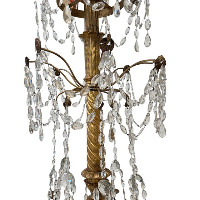 Italian 18th Century Genoa Genovese Chandelier (Two Available) For Sale - Image 3 of 8
