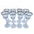 Vintage Mikasa Silver Mist 57618 Cordial Glasses Platinum Rim Set of 8, 1979-87 For Sale - Image 10 of 15