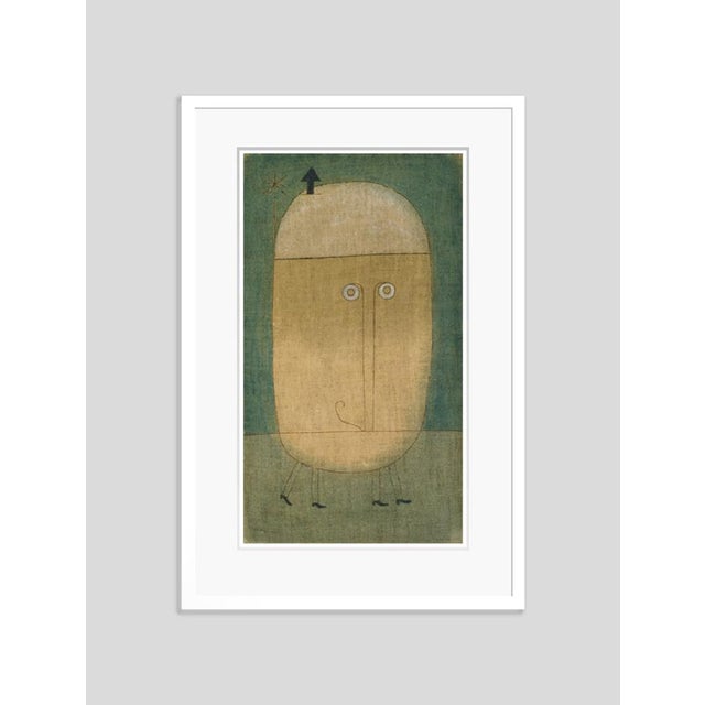 Mask of Fear Museum of Modern Art, New York 1932. Oil on burlap. 100x57cm by Paul Klee. A. Burkatovski/Fine Art...