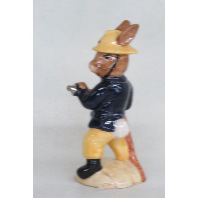 Royal Doulton Royal Doulton Porcelain Db75 Fireman Bunnykins Bunny Rabbit Figurine For Sale - Image 4 of 9
