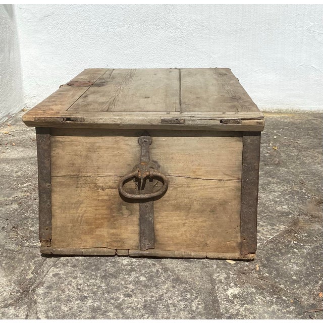 Rustic Antique Swedish Chest For Sale - Image 3 of 10