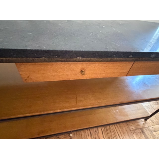 A rare Paul McCobb for Irwin Collection by Calvin Furniture of Grand Rapids MI with his premium signature fossilized grey...