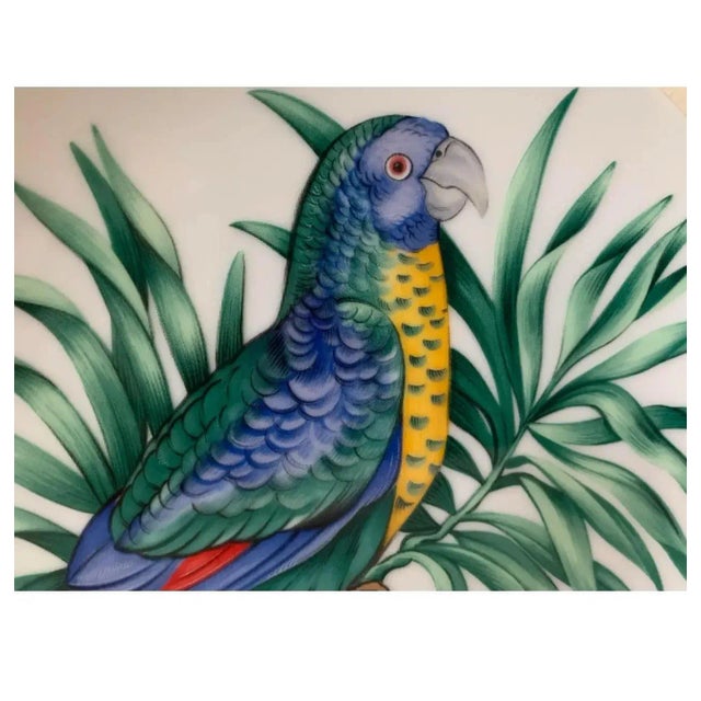 Fitz and Floyd Vintage Parrot Plate From Exotic Bird Collection For Sale In Sacramento - Image 6 of 6