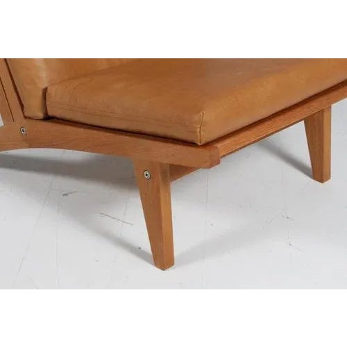 Lounge Chair Model Ge-370 attributed to Hans J. Wegner for Getama, 1960s For Sale - Image 3 of 8