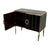 Vintage Black Two-Door Sideboard, 1980s For Sale - Image 4 of 6