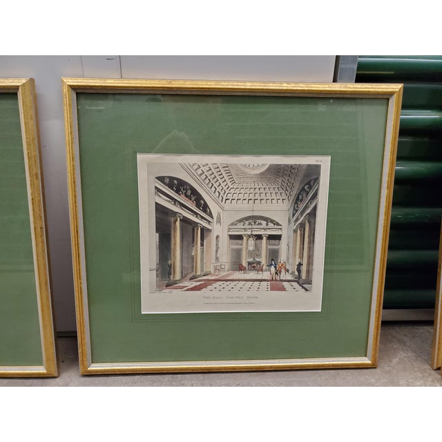 Original Collection Hand Colored Architectural Prints - Circa 1810 ...