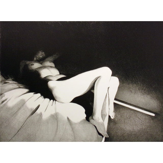 Nick Abdalla "Reclining Nude" Signed & Numbered Lithograph For Sale