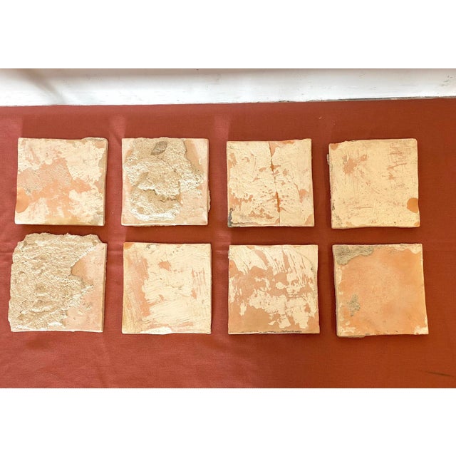 Italian Ceramic Tiles, 900, Set of 8 For Sale - Image 12 of 12