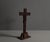 Brutalist Jesus Cross in Metal and Wood For Sale - Image 5 of 18
