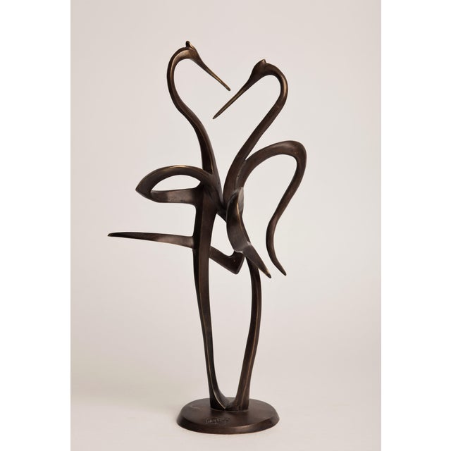 "Storks" Art Deco Sculpture For Sale - Image 4 of 5