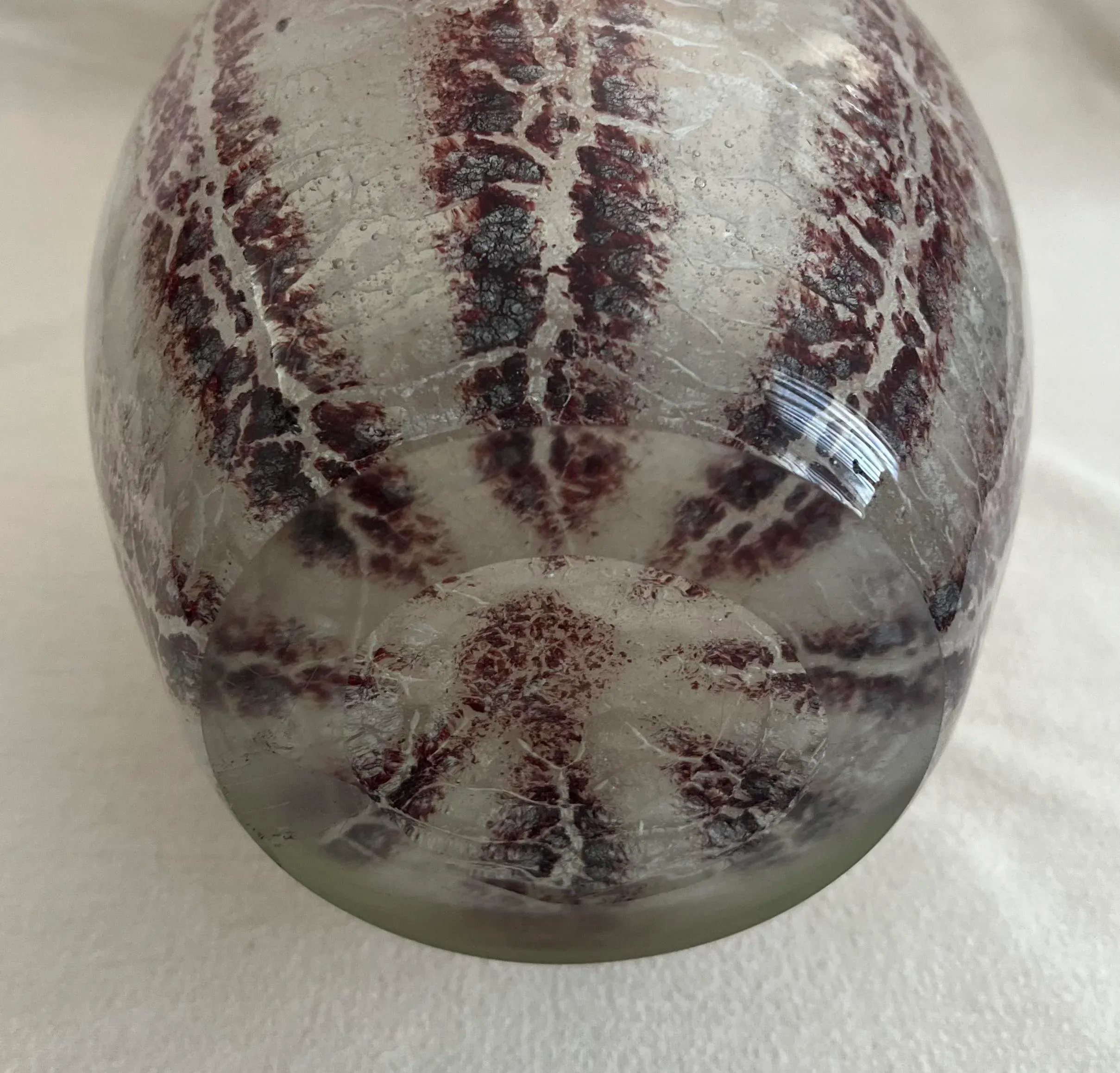 Karl Wiedmann Germany Wmf Ikora Studio Glass Art Deco Vase | Chairish