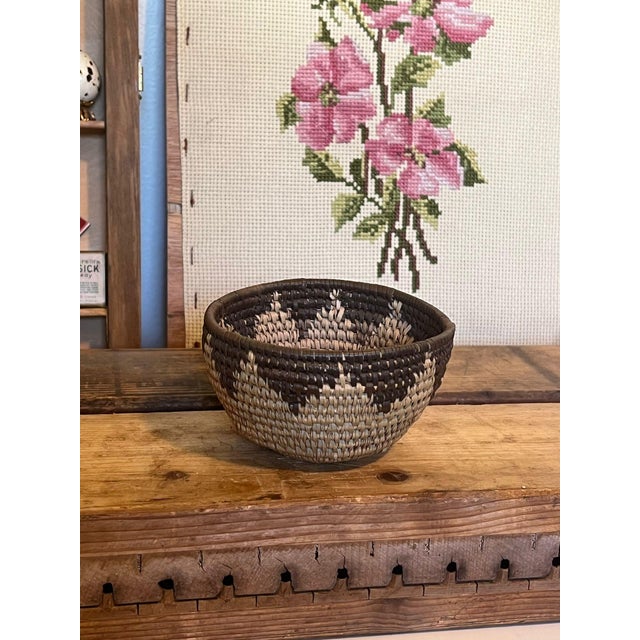 Vintage Handwoven Basket For Sale In Seattle - Image 6 of 6