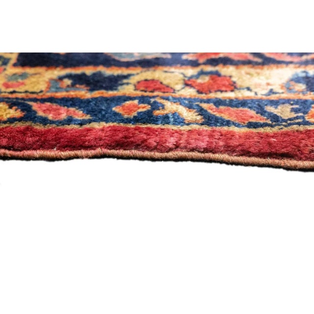 Antique Sarouk Rug 9'2'' x 11'3'' For Sale - Image 9 of 12