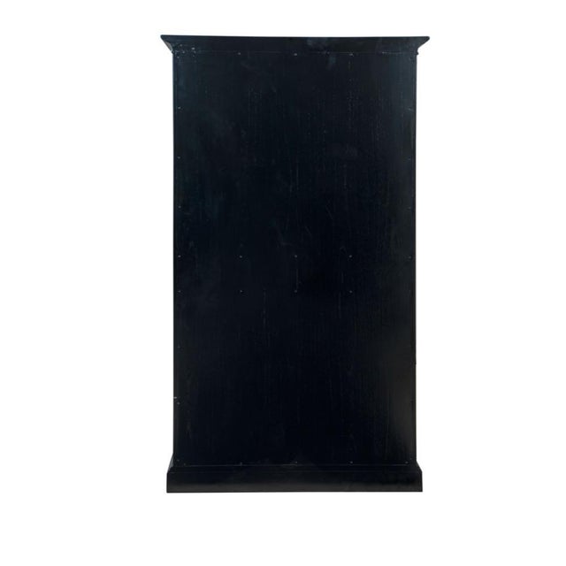Veneto Solid Wood Black Bookcase by Furniture Classics For Sale - Image 4 of 5