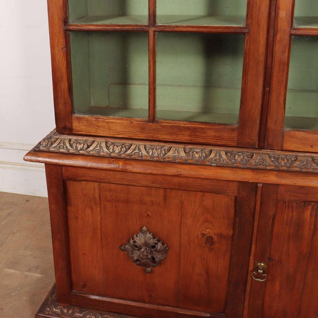 English Pine Bookcase in the style of Samuel Peeps For Sale - Image 4 of 11