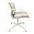 Mid-Century Modern White Eames Ea208 Leather Soft Pad Chair by Herman Miller, Set of 4 For Sale - Image 3 of 8