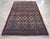 Blue 1940s Vintage Turkish Oushak Rug Hand Knotted High Pile Area Rug - 4′10″ × 8′5″ For Sale - Image 8 of 13