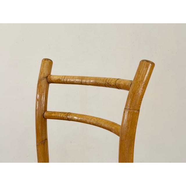 Folding Bamboo Table and Chairs, 1970s, Set of 5 For Sale - Image 12 of 18